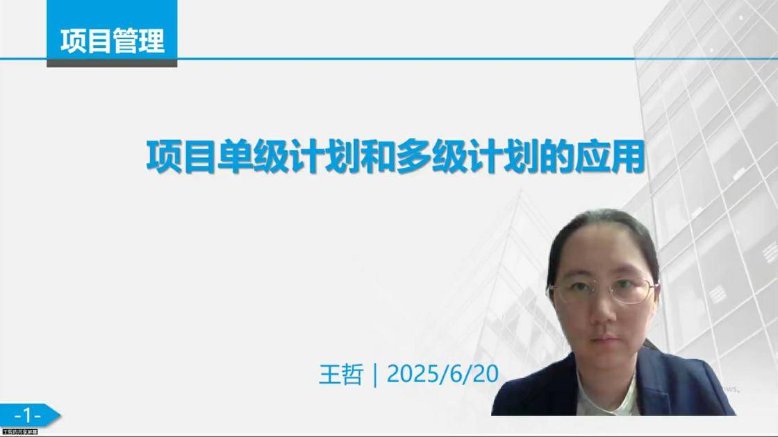 49项目单级计划和多级计划的应用