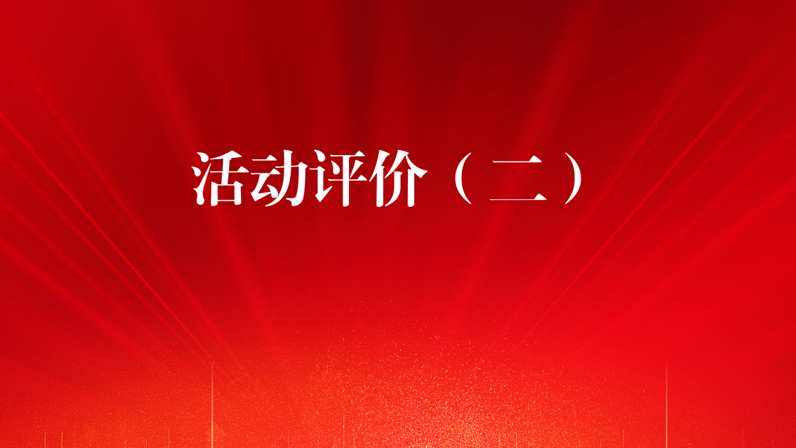 活动评价（二）